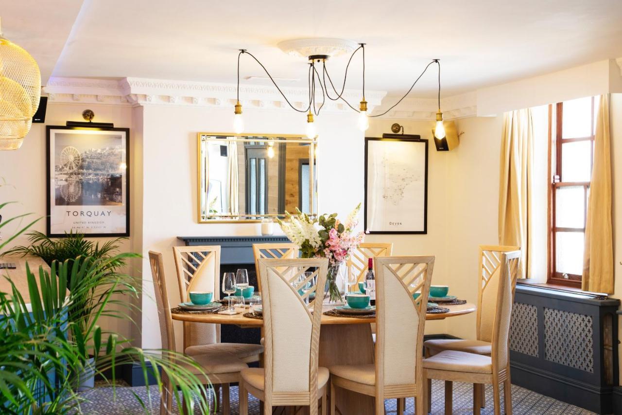 Cosy Open Plan Harbourside Inn With Superking Beds, Wood Burning Stove And Bar Torquay Exterior photo